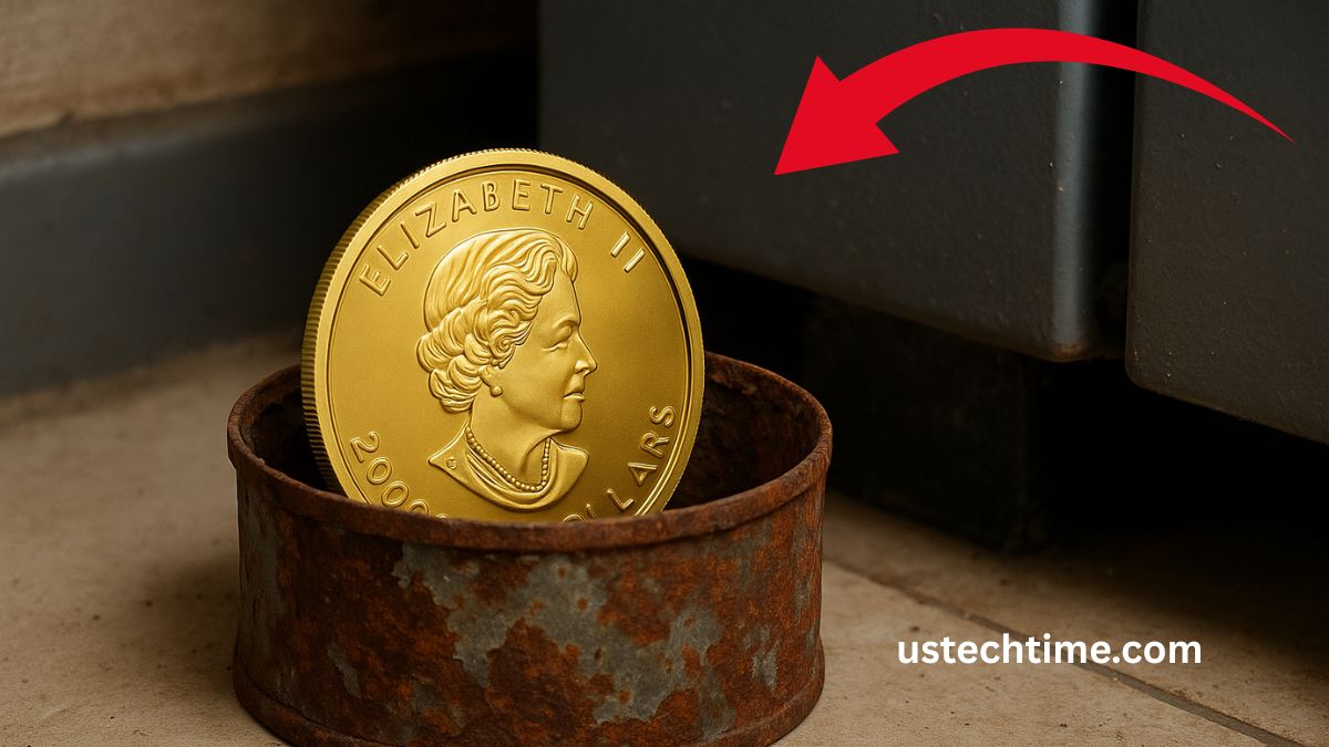 $20,000 Canadian Gold Coin Found In A Rusty Tin Behind The Fridge